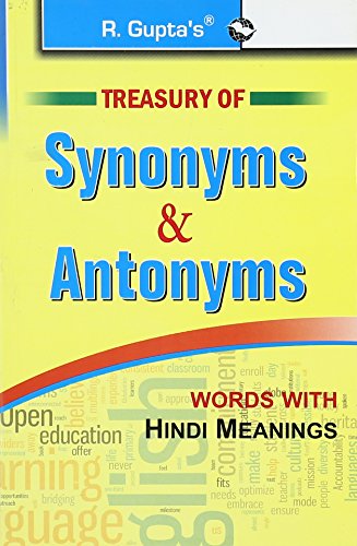 Stock image for Treasury of Synonyms & Antonyms (words with Hindi Meanings) for sale by dsmbooks