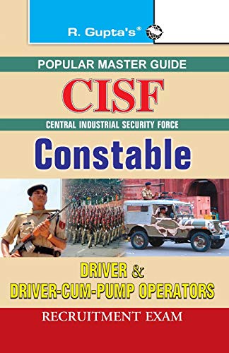 9789350121078: CISF: Constable (Driver & Driver-cum-Pump Operators) Recruitment Exam Guide