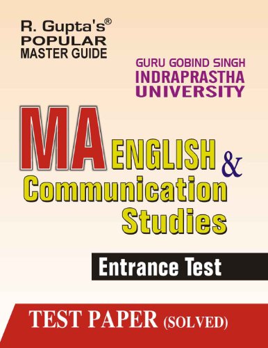 Imagen de archivo de GGSIP MA English and Communication Studies Entrance Exam Guide a la venta por Books Puddle