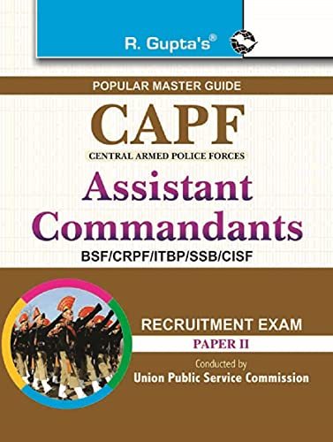 Stock image for UPSC: CAPF Assistant Commandants Recruitment Exam Guide (Paper II) for sale by dsmbooks