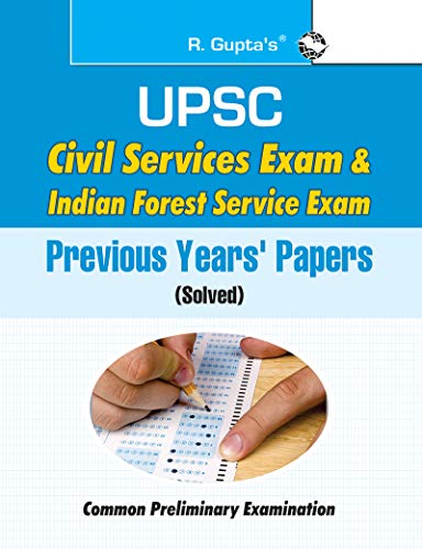 Stock image for UPSC-Civil Services Exam & Indian Forest Service Exam : Previous Years* Papers Solved for sale by dsmbooks