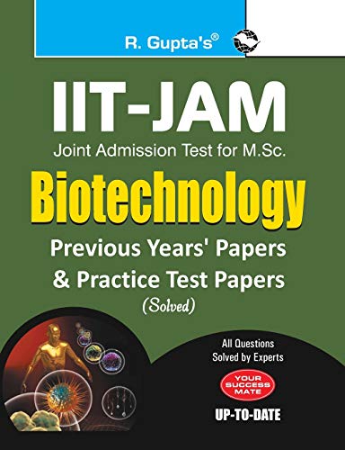 Imagen de archivo de IIT-JAM M.Sc. (Biotechnology) Previous Papers (Solved) a la venta por Books Puddle