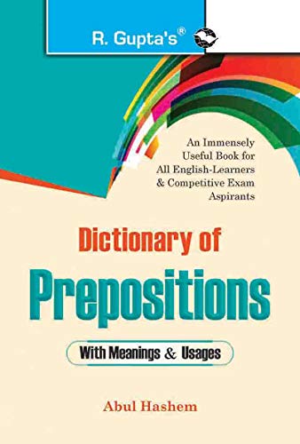 Stock image for Dictionary Of Preposition (with Meanings & Usages) for sale by Books Puddle