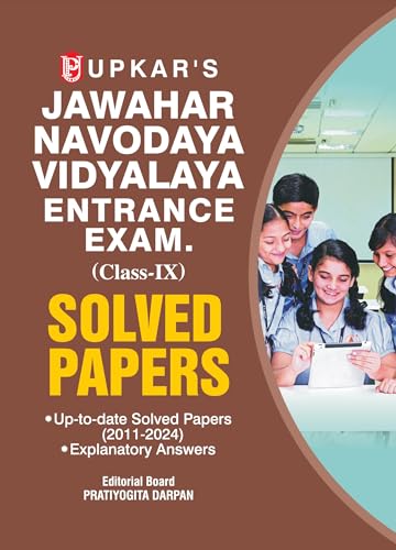9789350130605: Jawahar Navodaya Vidyalaya Entrance Test Solved Papers - Class IX