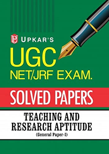 Stock image for Ugc Net/Jrf Exam Solved Papers Teaching & Research Aptitude (General Paper-I) for sale by dsmbooks