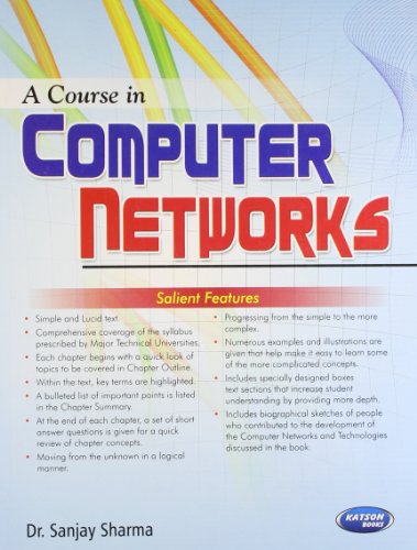 A Course in Computer Networks (9789350140321) by Sanjay Sharma