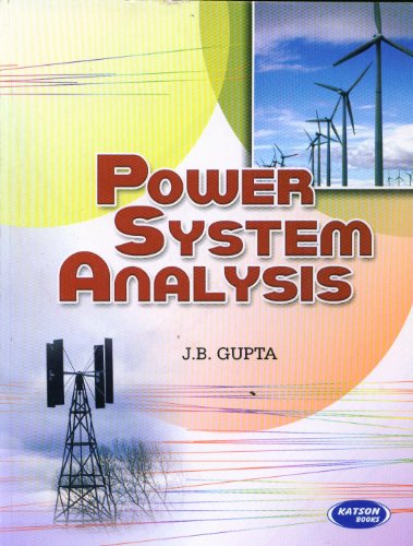 Imagen de archivo de Power System Analysis a la venta por Books Puddle