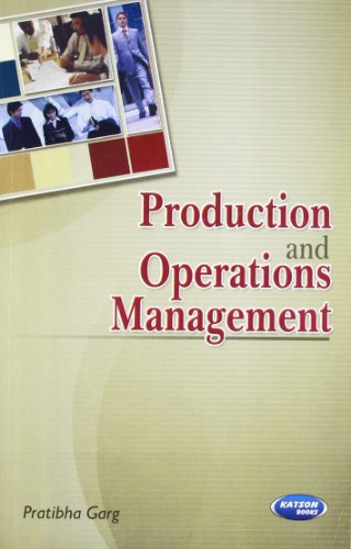 Beispielbild fr Production and Operations Management zum Verkauf von Books Puddle