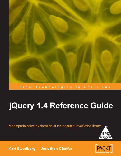9789350230015: JQUERY 1.4 REFERENCE GUIDE
