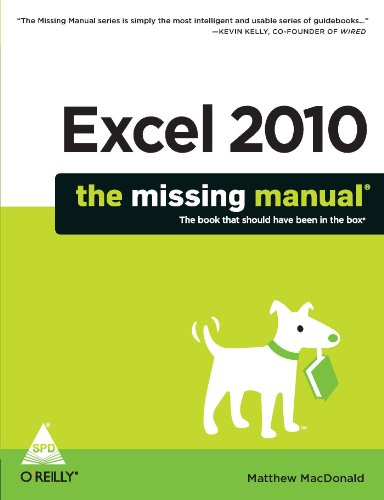 9789350230541: EXCEL 2010: THE MISSING MANUAL [Paperback] [Jan 01, 2017] MACDONALD