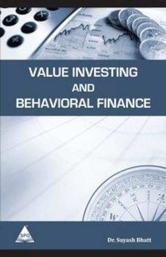 Beispielbild fr Value Investing Behavioural Finance zum Verkauf von PBShop.store US
