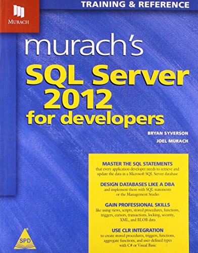 9789350239391: MURACH'S SQL SERVER 2012 FOR DEVELOPERS [Paperback