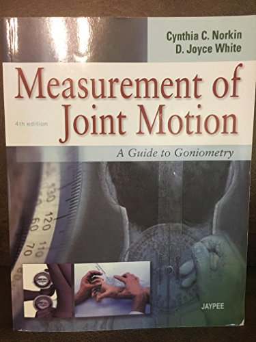 Stock image for Measurement of Joint Motion: A Guide to Goniometry (4th edition) for sale by HPB-Diamond