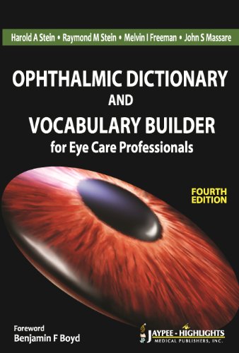 9789350253656: Ophthalmic Dictionary and Vocabulary Builder for Eye Care Professionals