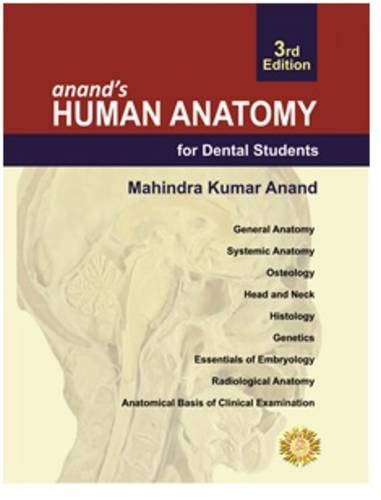 9789350255032: Anand's Human Anatomy for Dental Students