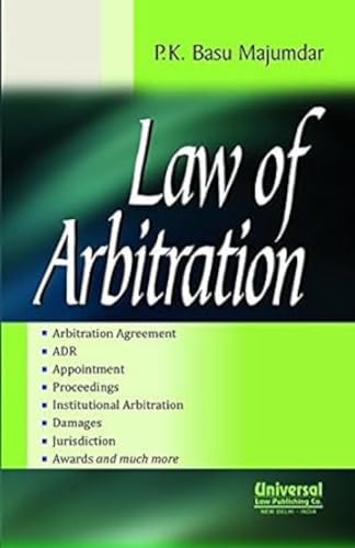 Imagen de archivo de Law of Arbitration a la venta por Books Puddle