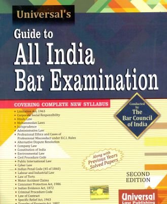 9789350355794: Guide to All India Bar Examination