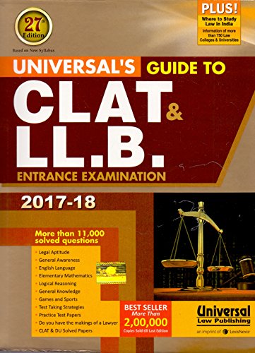 Stock image for Universal*s Guide to CLAT & LL.B. Entrance Examination 2017-18 for sale by dsmbooks