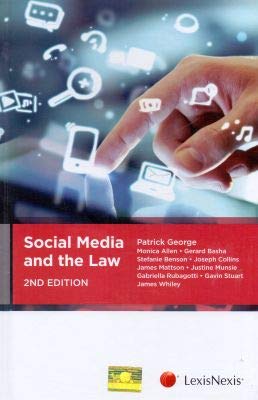 Imagen de archivo de Social Media and the Law, HB a la venta por Books Puddle