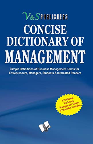Beispielbild fr Concise Dictionary of Management zum Verkauf von Buchpark