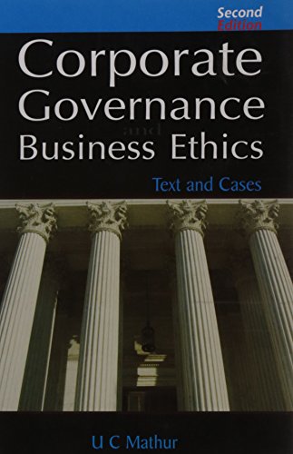 9789350591048: Corporate Governance Business Ethics Text and Cases PB [Paperback] [Jan 01, 2017] Books Wagon