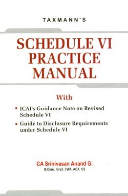 Stock image for SCHEDULE VI PRACTICE MANUAL for sale by dsmbooks