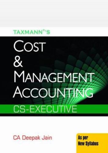 9789350713020: Cost and Management Accounting [Paperback] [Jan 01, 2013] Deepak Jain