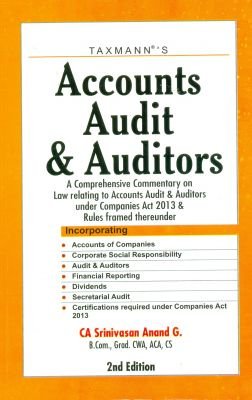 9789350714416: Accounts Audit and Auditors [Paperback] [Jan 01, 2014] G. Srinivasan Anand