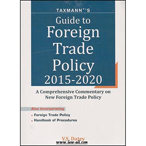 Stock image for Guide to Foreign Trade Policy 2015-2020, 2015 for sale by Books in my Basket