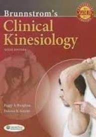 Stock image for BRUNNSTROM'S CLINICAL KINESIOLOGY for sale by HPB-Red