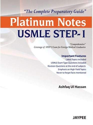 9789350903414: Platinum Notes USMLE STEP - 1: The Complete Preparatory Guide