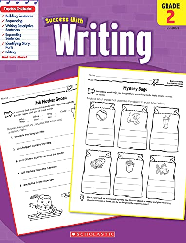 Stock image for SCHOLASTIC SUCCESS WITH: WRITING GRADE-2 for sale by Majestic Books