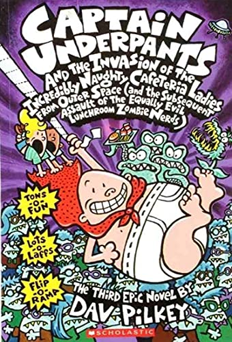 9789351038214: Captain Underpants and the Invasion of the Incredibly Naughty Cafeteria Ladies from Outer Space Colo [Paperback] [Jan 01, 2015] DAV PILKEY