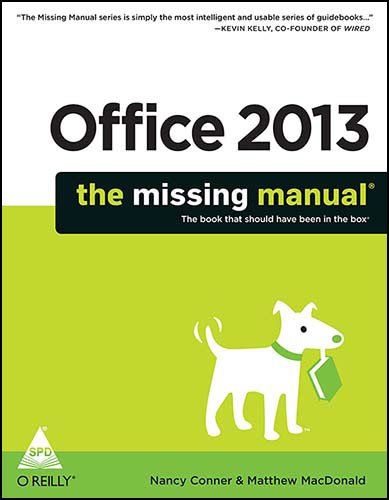 9789351101741: Office 2013: The Missing Manual