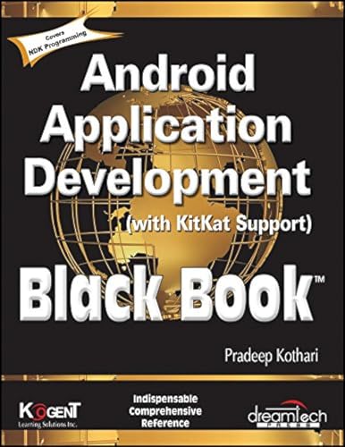 9789351194095: Android Application Development Black Book (With Kitkat Support)
