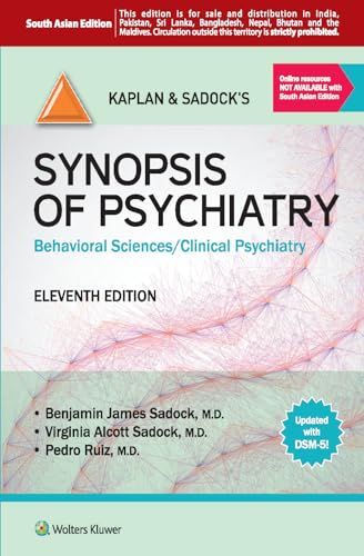 9789351292739: Kaplan and Sadock's Synopsis of Psychiatry: Behavioral Sciences/Clinical Psychiatry