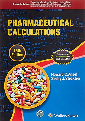 9789351295921: PHARMACEUTICAL CALCULATIONS [Paperback] [Jan 01, 2016] ANSEL HOWARD C.