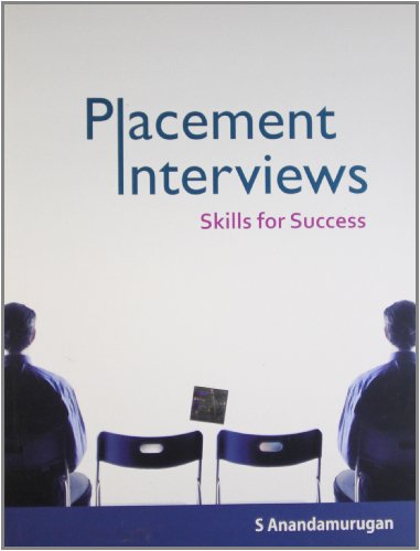 Beispielbild fr PLACEMENT INTERVIEWS SKILLS FOR SUCCESS (PB 2018) zum Verkauf von Kanic Books