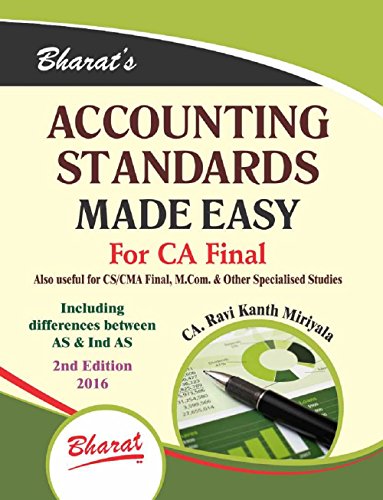 Stock image for Bharat's Accounting Standards Made Easy for CA Final for sale by Books Puddle