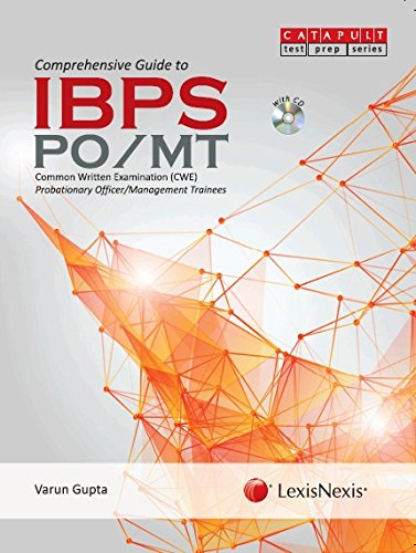 Stock image for Comprehensive Guide to IBPS - PO/MT (Common Written Examination (CWE) Probationary Officers/Management Trainees) - with DVD for sale by dsmbooks