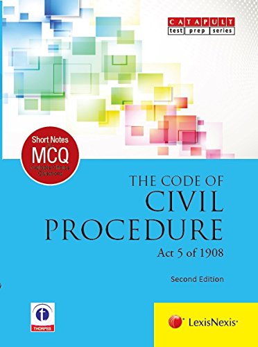 Stock image for Lexisnexis Short Notes and Multiple Choice Questions: The Code of Civil Procedure (Act 5 of 1908) for sale by dsmbooks
