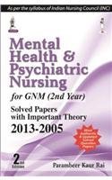 9789351524328: Mental Health & Psychiatric Nursing for GNM (2nd Year)