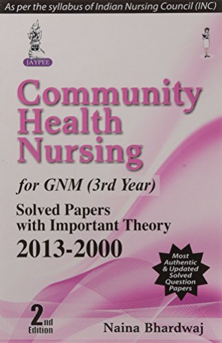 Imagen de archivo de Community Health Nursing-II for GNM (3rd Year) a la venta por Books Puddle