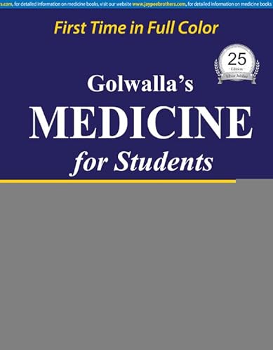 Stock image for Golwalla's Medicine for Students: A Reference Book for the Family Physician for sale by HPB-Red