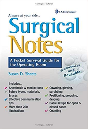 Stock image for SURGICAL NOTES:A POCKET SURVIVAL GUIDE FOR THE OPERATING ROOM for sale by Romtrade Corp.