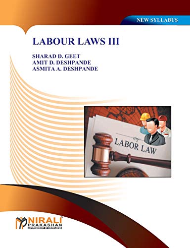 Stock image for LABOUR LAWS III [Soft Cover ] for sale by booksXpress