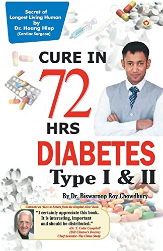 Stock image for DIABETES Type I & II - CURE IN 72 HRS for sale by Chiron Media