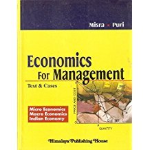 Stock image for Economics for Management [Paperback] for sale by dsmbooks
