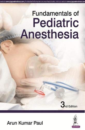 Imagen de archivo de Fundamentals of Pediatric Anesthesia a la venta por Books Puddle