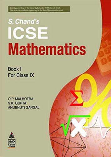 Stock image for S. Chand*s ICSE Mathematics for Class 9 for sale by dsmbooks